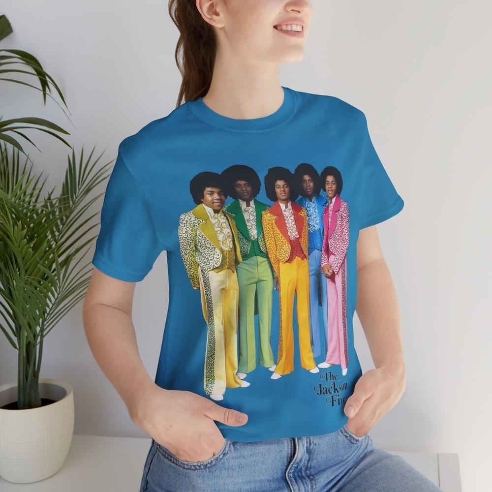 Jackson Five Retro Tee - Young MJ Michael - Picture 1 of 4
